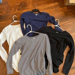 Long sleeve maternity shirts